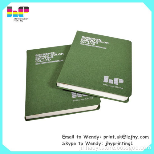 Printing art design recycling custom paper hardcover leather note book